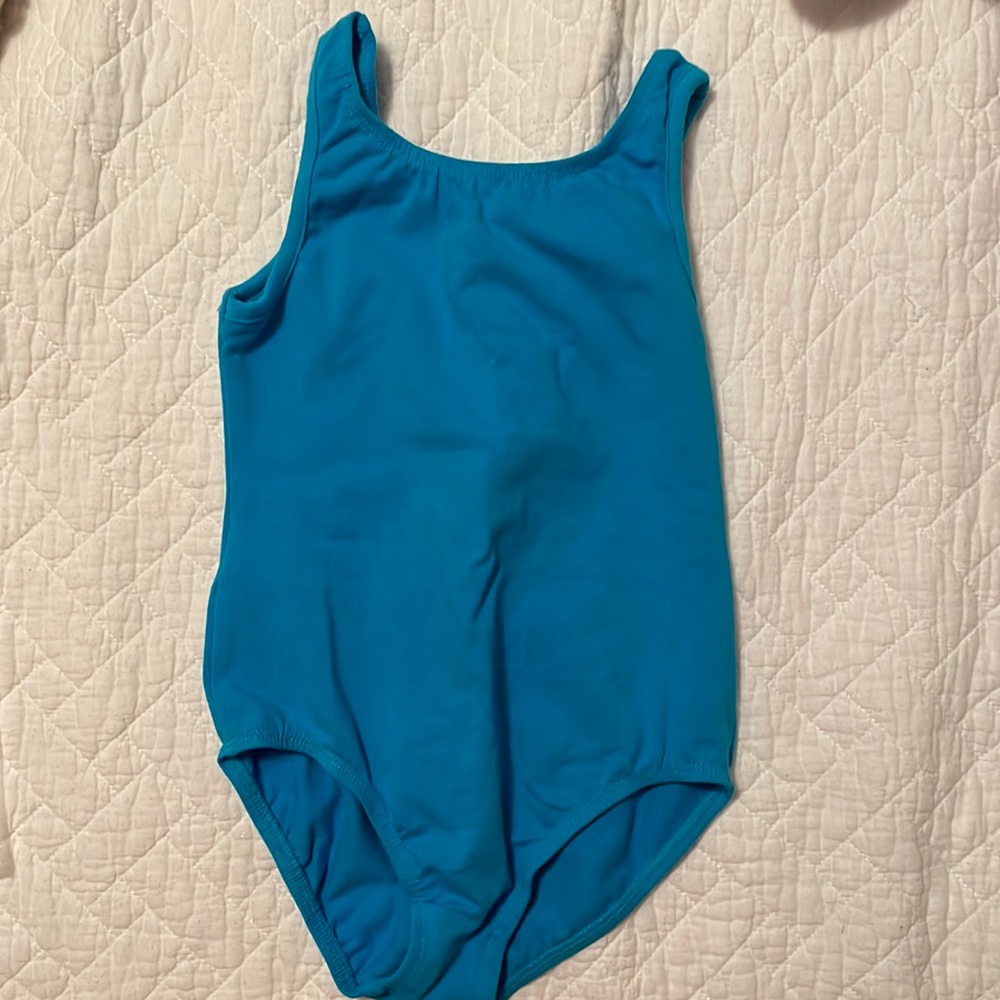 Solid blue leotard. Brand new